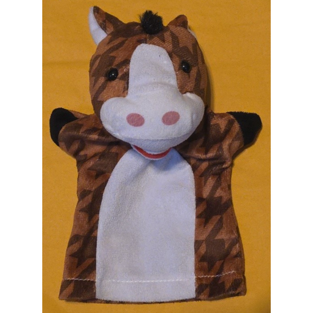 Melissa & Doug Brown Horse 8” Hand Puppet